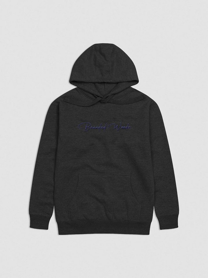 Men's Bearded Woodz Signature Hoodie (Navy Embroidery) product image (1)