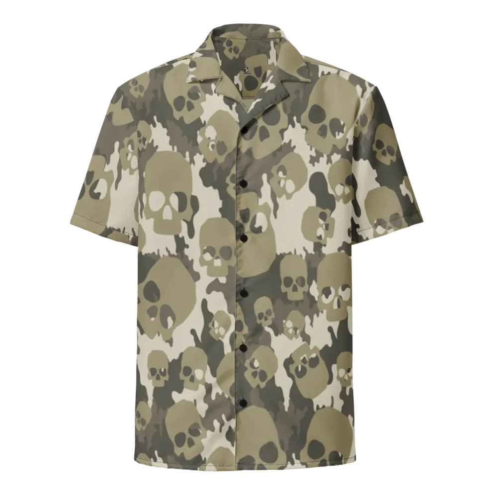 SKULL CAMO HAWAII SHIRT product image (1)