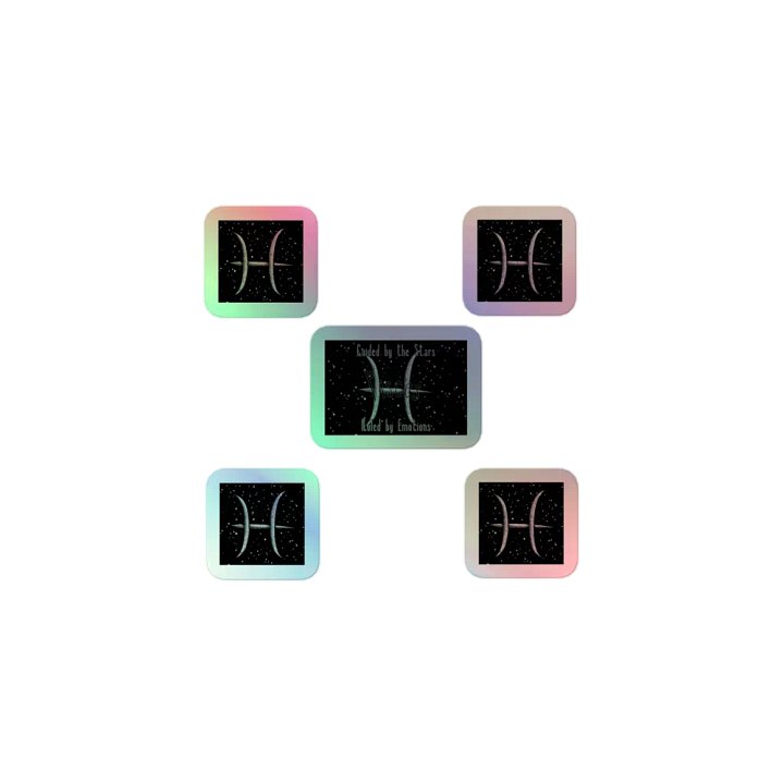 Pisces, Guided by the Stars, Holo Sticker Pack product image (1)
