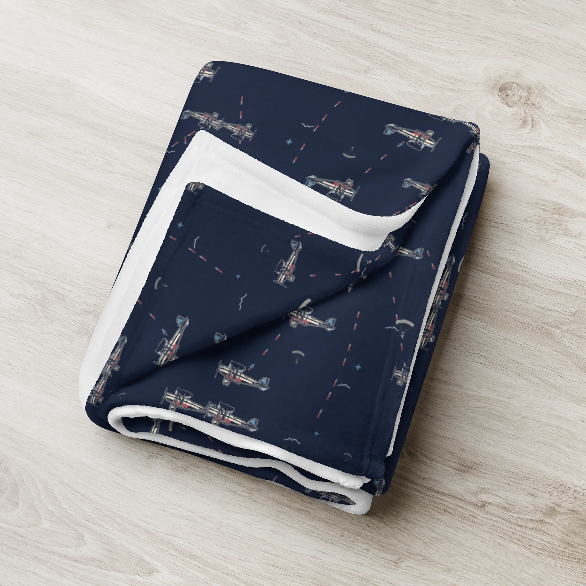 Orbit Fair Biplane Room Throw Blanket product image (8)