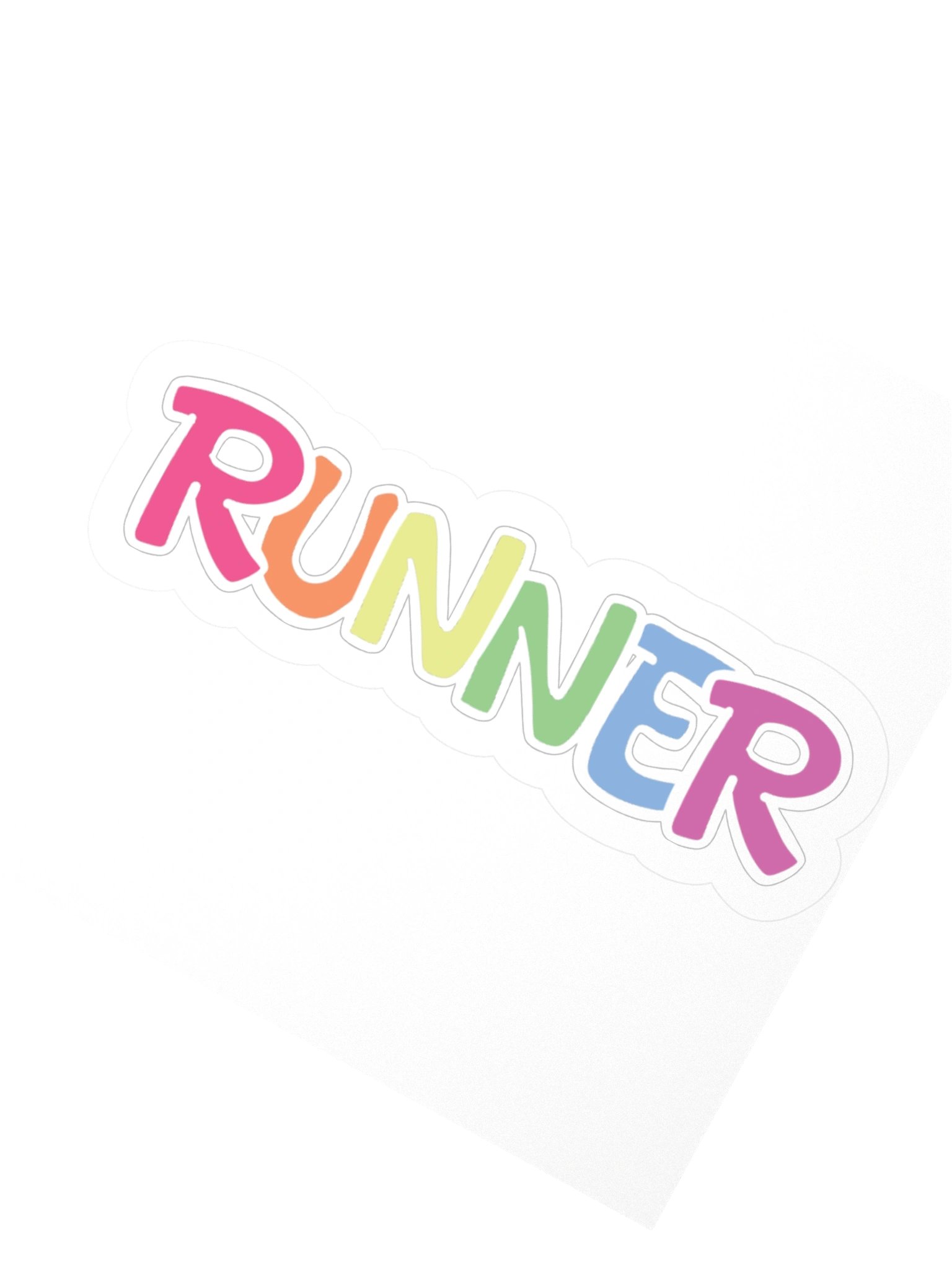 Runner The Husky Logo Sticker product image (2)