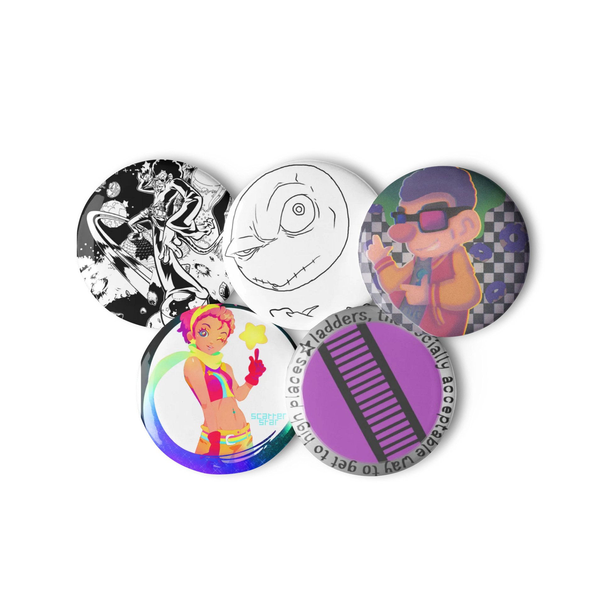 SEiiBUTSU collab [01] Pin badge set product image (2)