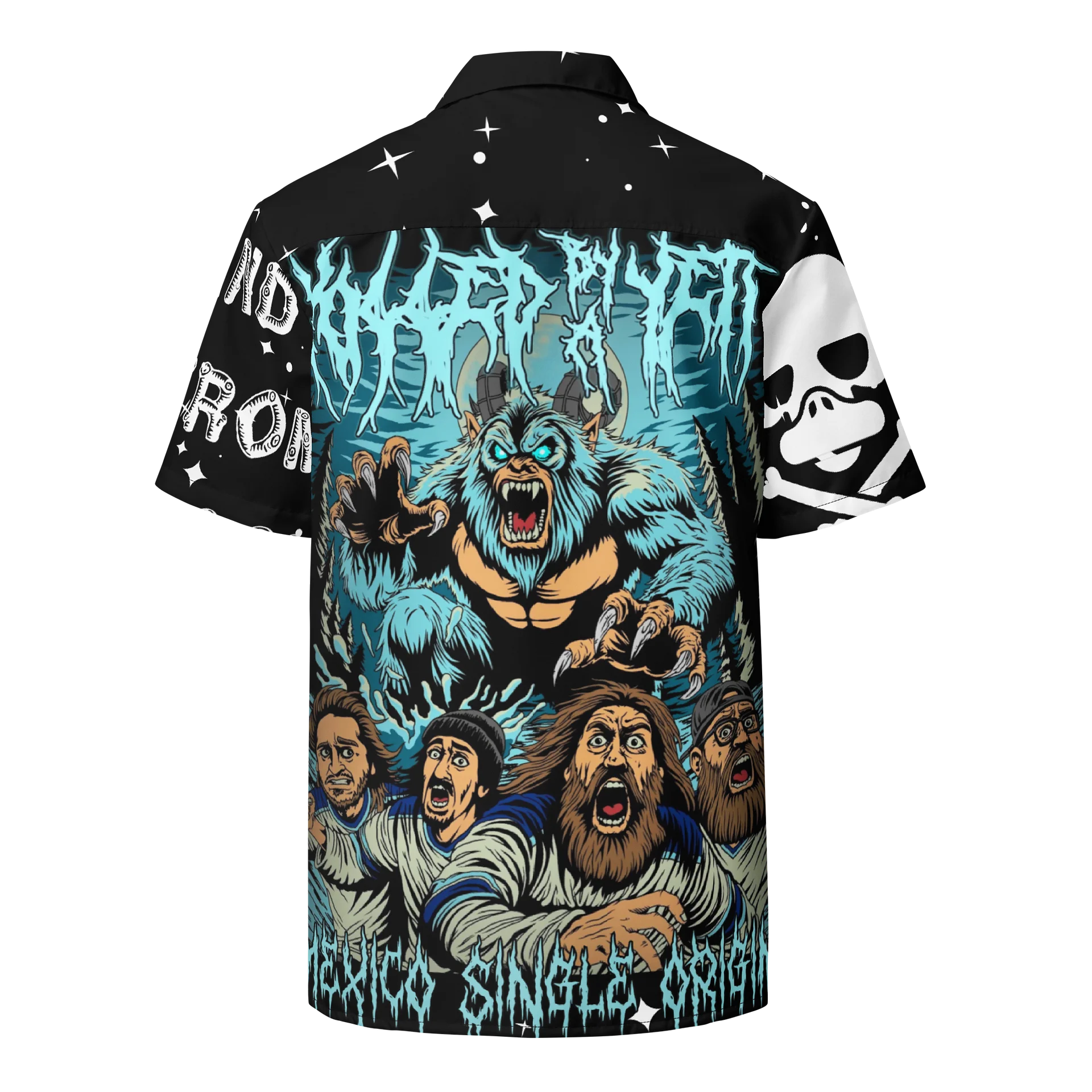 Killed by a Yeti Brewed by a Yeti Hawaiian Shirt product image (2)