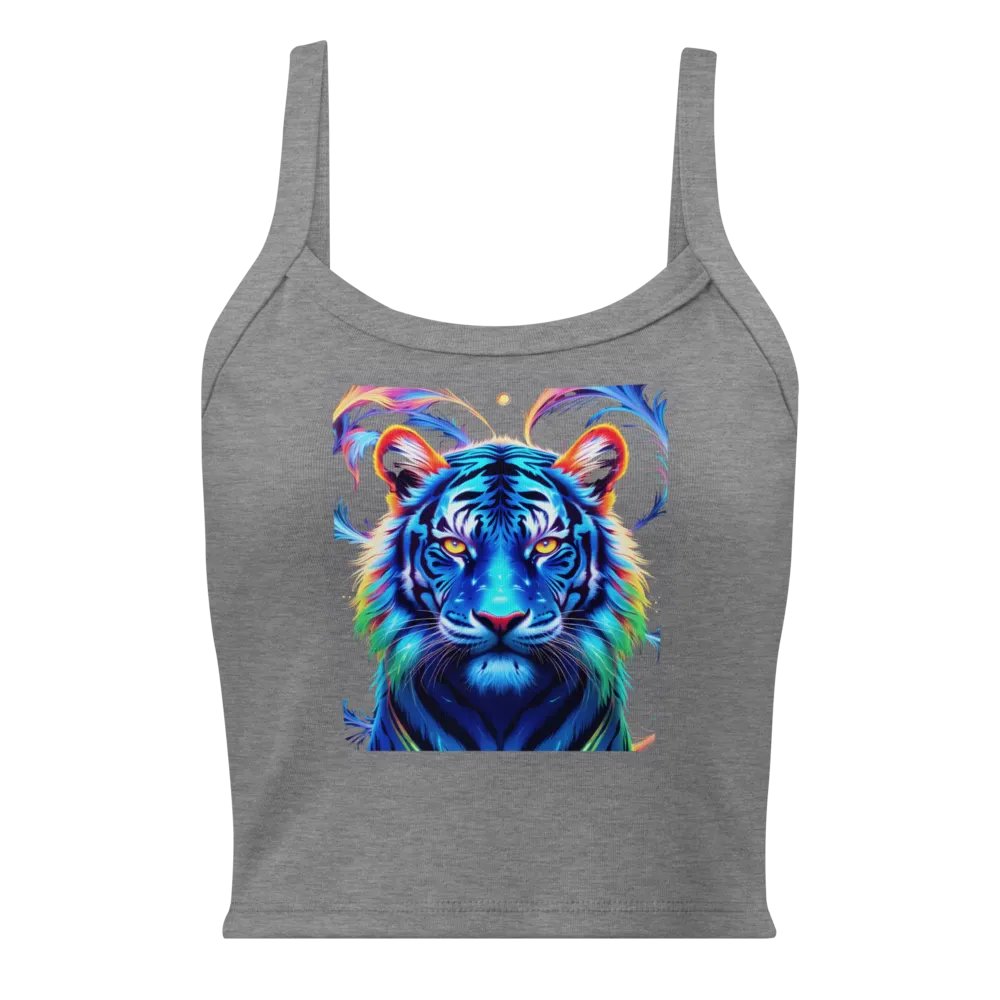 Neon Tiger Abstract Women's Tank Top Bella+Canvas (Women's) product image (3)