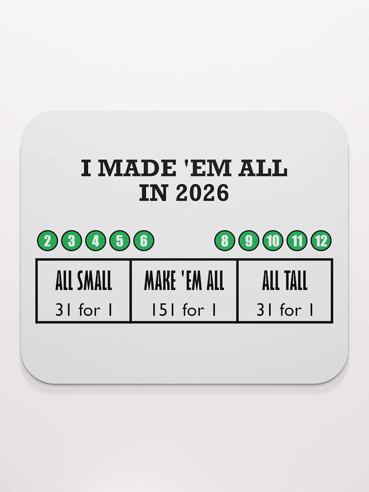 Made 'Em All - 151 for 1 (MousePad) product image (2)