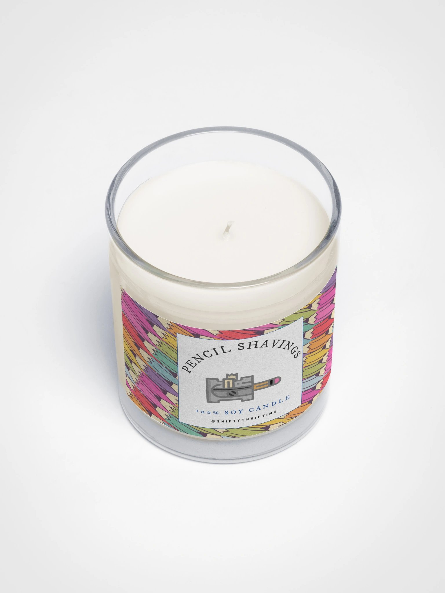 Pencil Shavings soy candle product image (4)