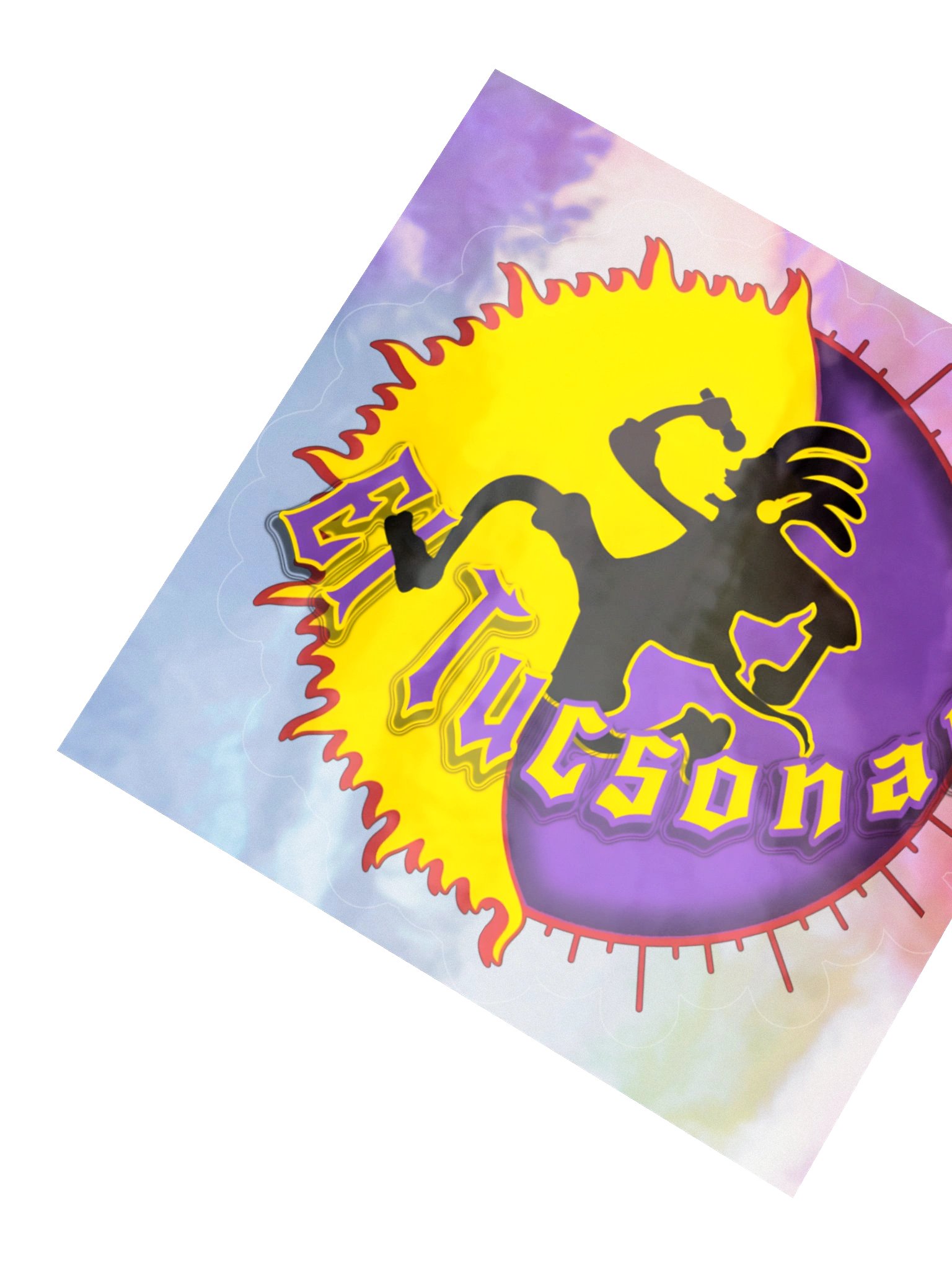 Psychedelic El Tucsonan Logo Sticker product image (2)