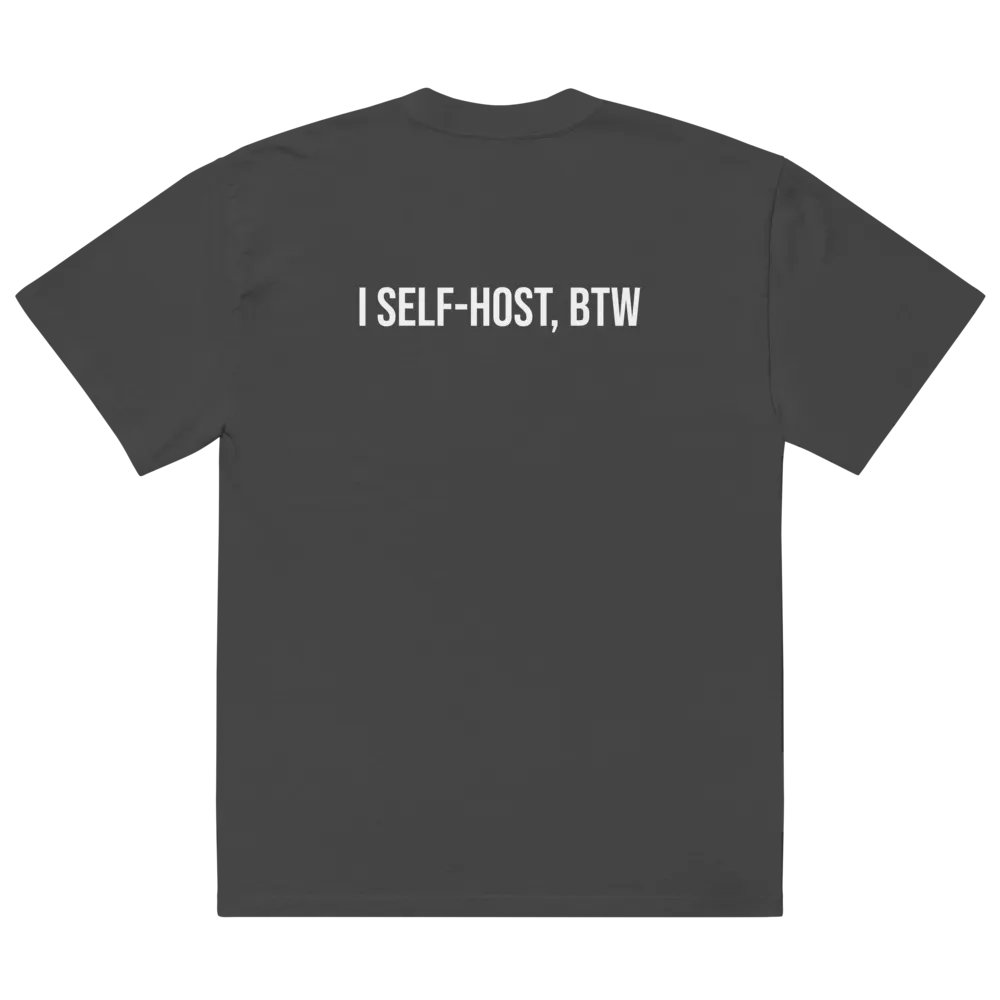 I self-host, btw (t-shirt) product image (6)