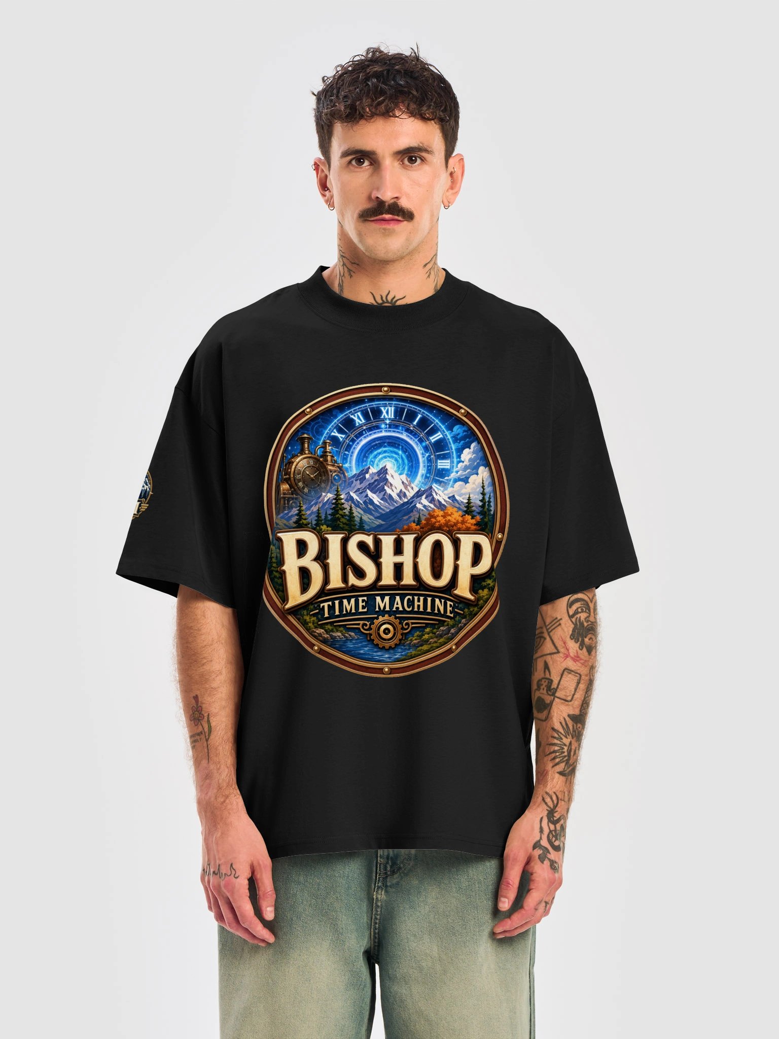 Bishop Time Machine Premium Oversized Tee product image (5)