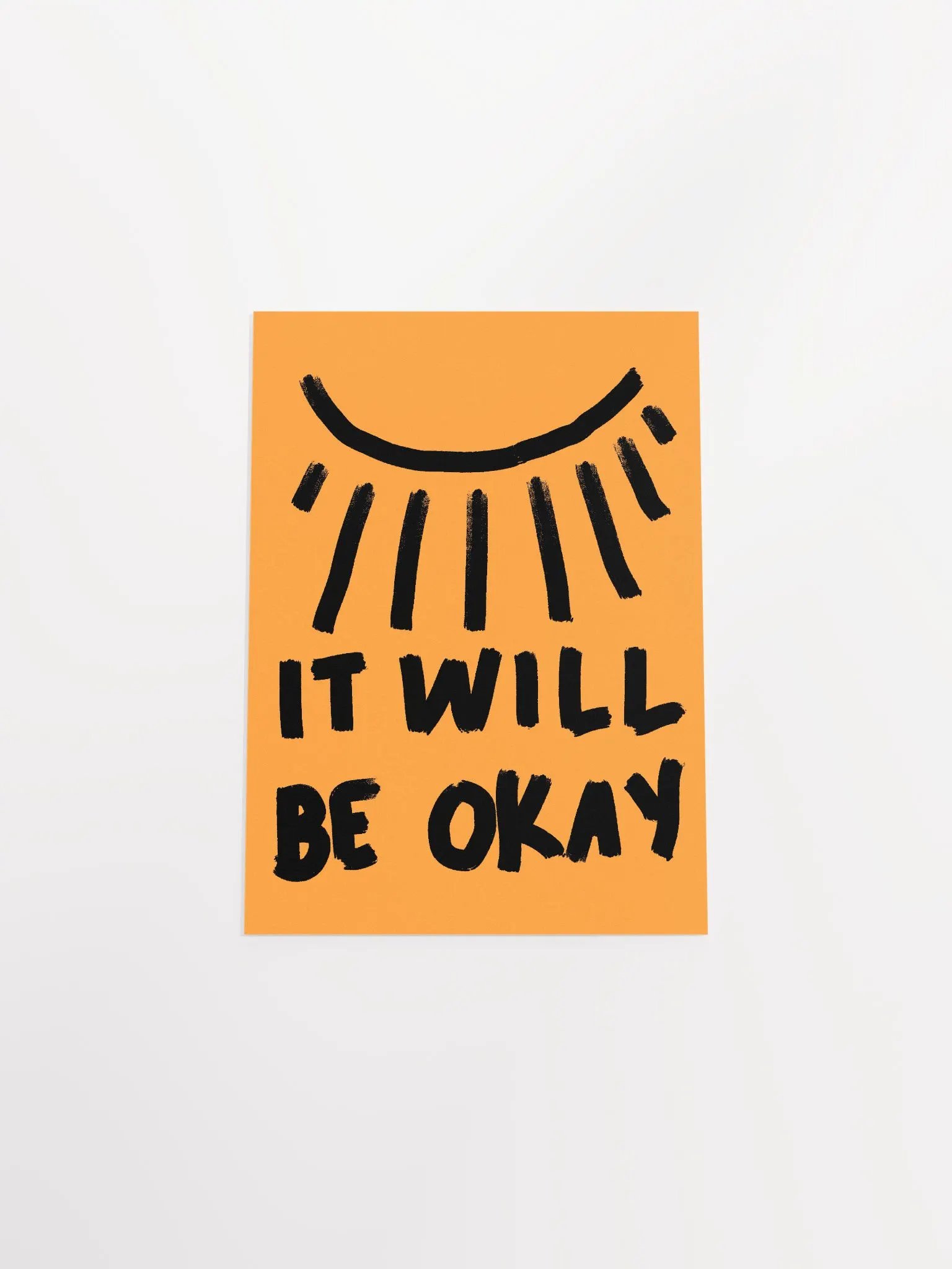 Be Okay Art Print product image (4)
