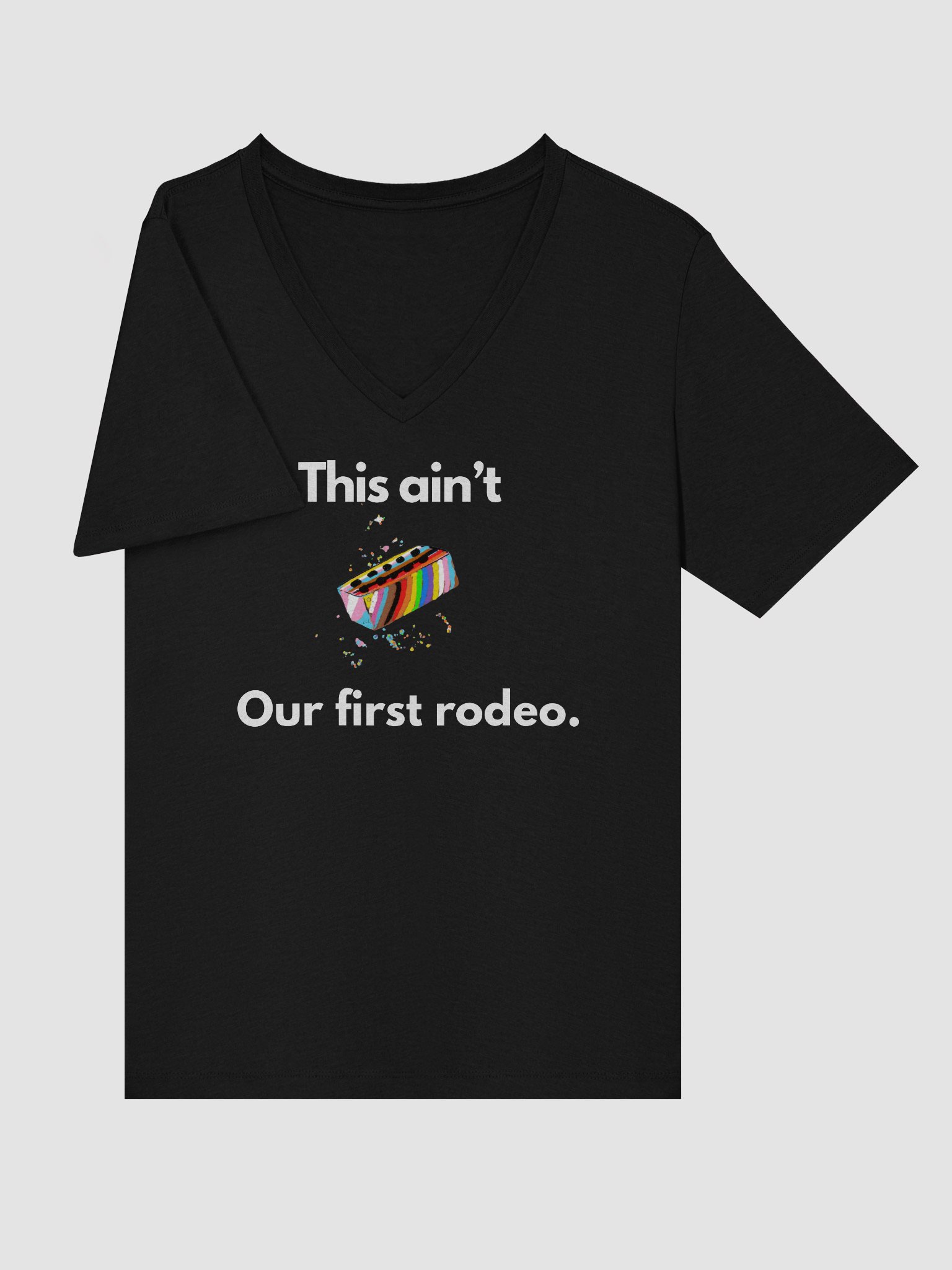 This Ain't Our First Rodeo Relaxed V-Neck Tee product image (22)