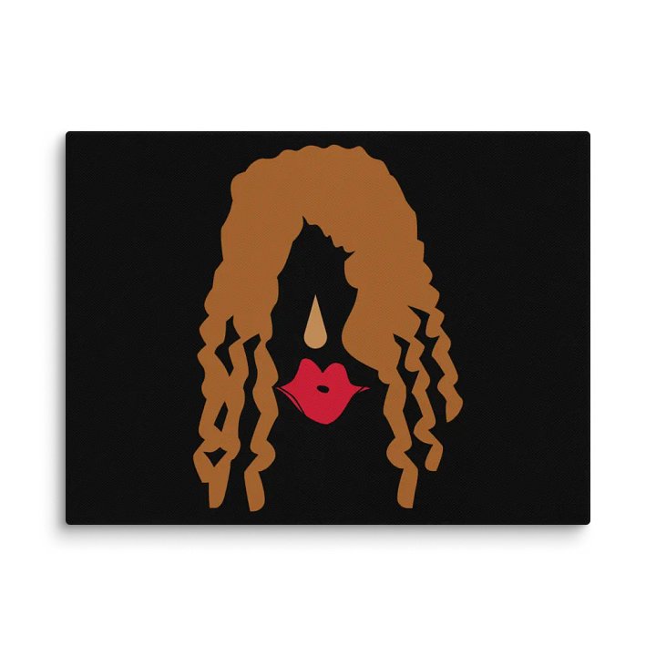 Soulful Canvas: Abstract Woman Portrait Canvas product image (2)