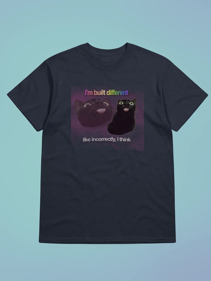 I'm built different, like incorrectly I think unisex tee product image (2)