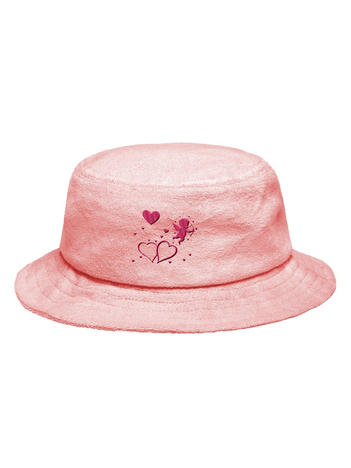 Cupid's Love Arrow Embroidered Terry Cloth Bucket Hat product image (2)