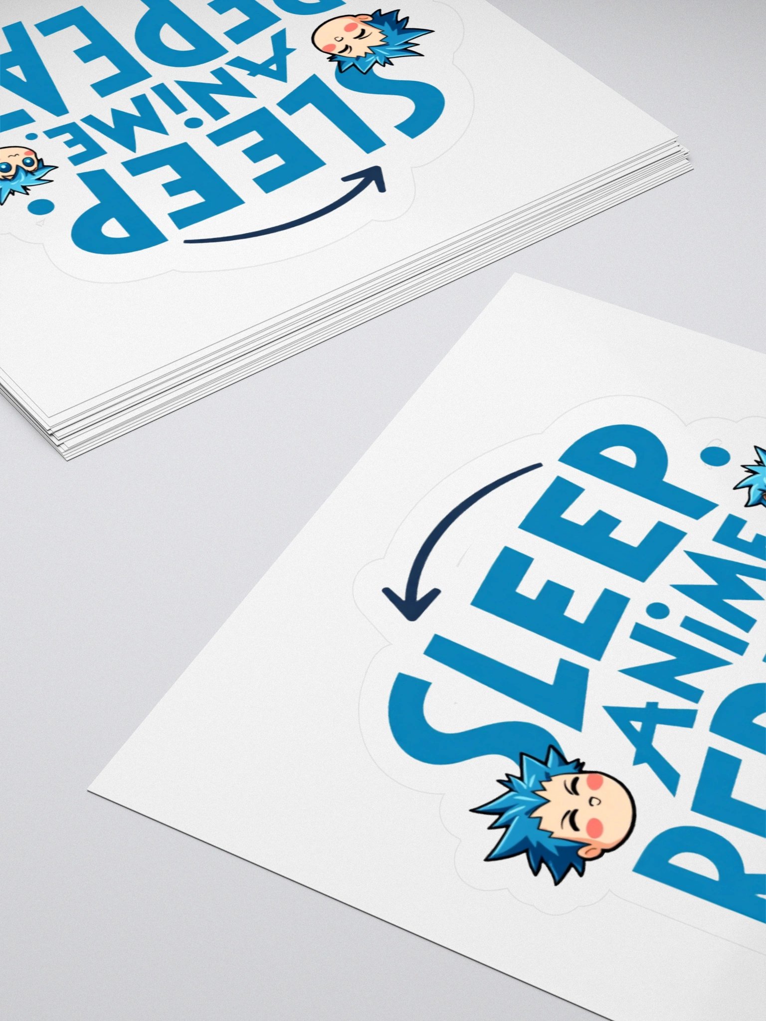 Sleep. Anime. Repeat. Sticker. product image (4)