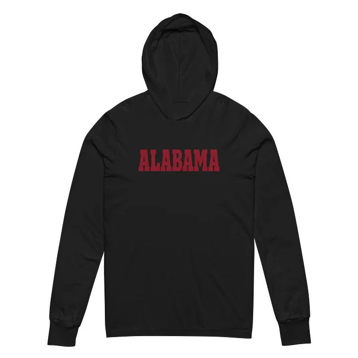 Black Alabama Unisex Hooded Tee product image (6)