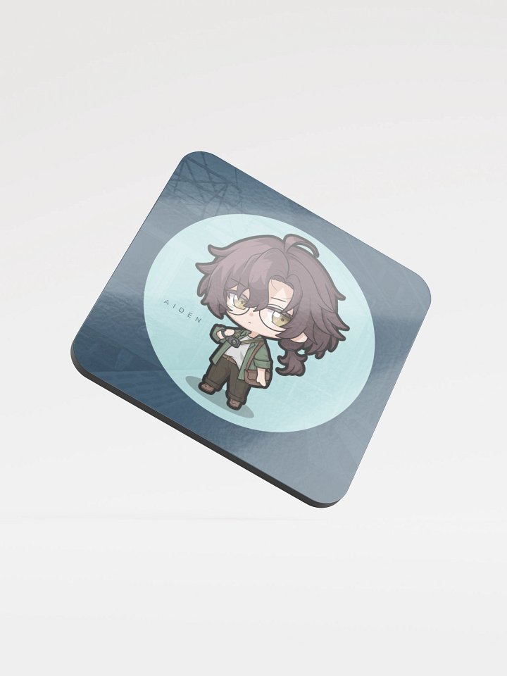 Aiden Glossed Cork Coaster product image (1)