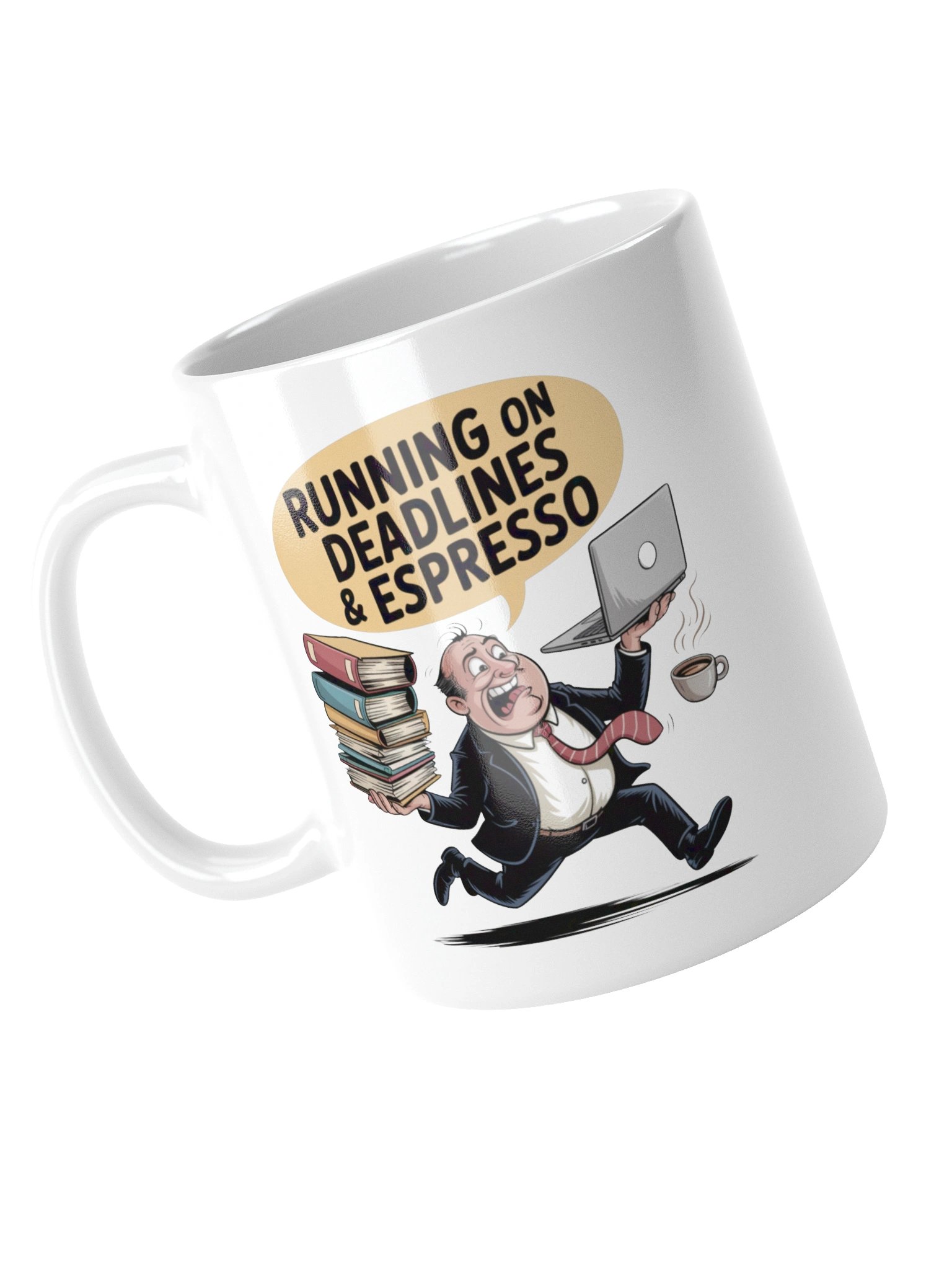 Running on Deadlines and Espresso Mug – Funny Boss Gift product image (14)