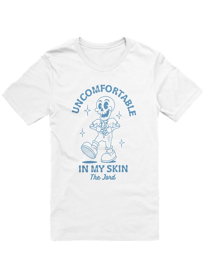 Uncomfortable In My Skin - Single Front Blue Design (T-Shirt) product image (2)