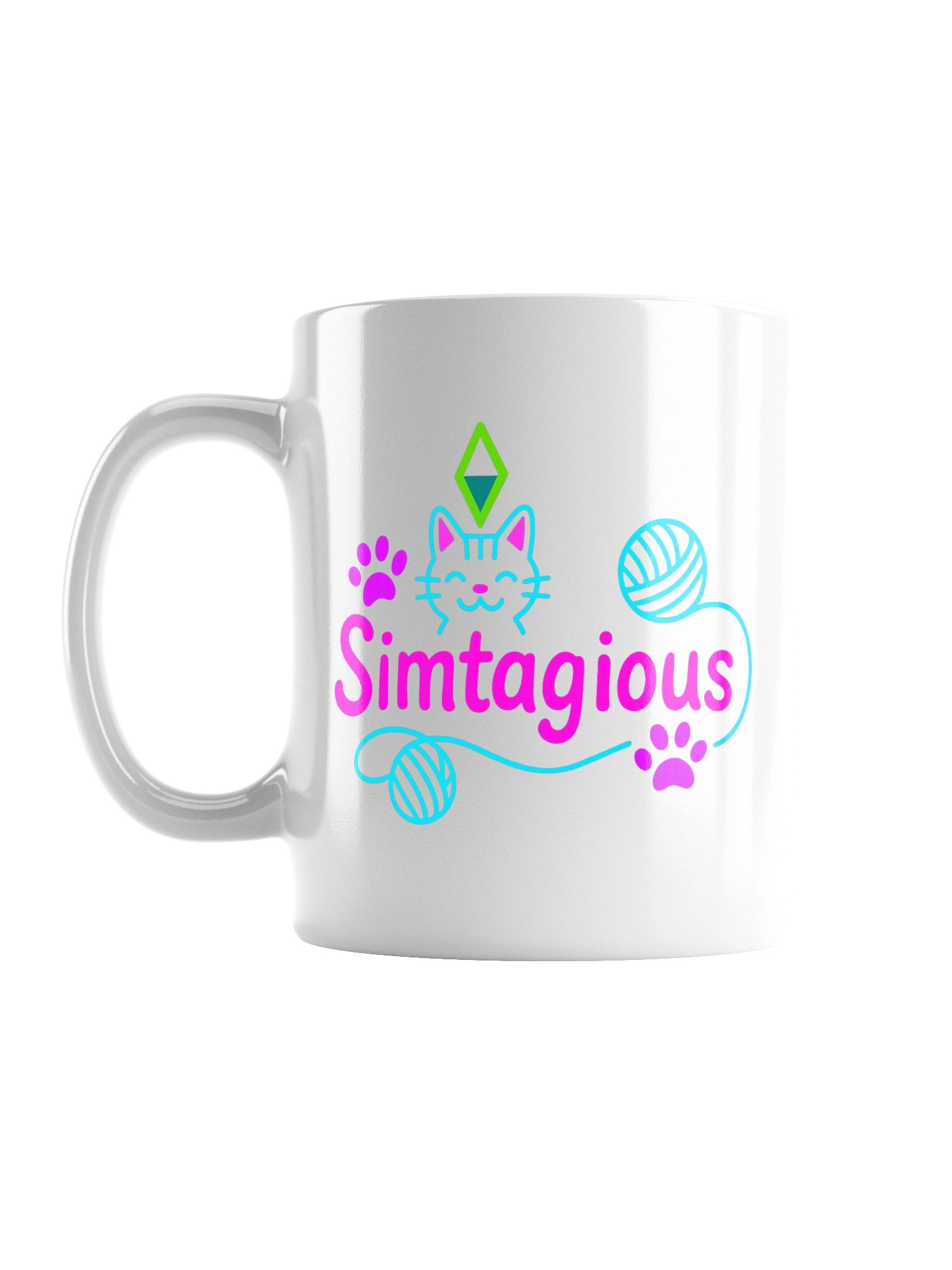 Simtagious White Mug product image (2)