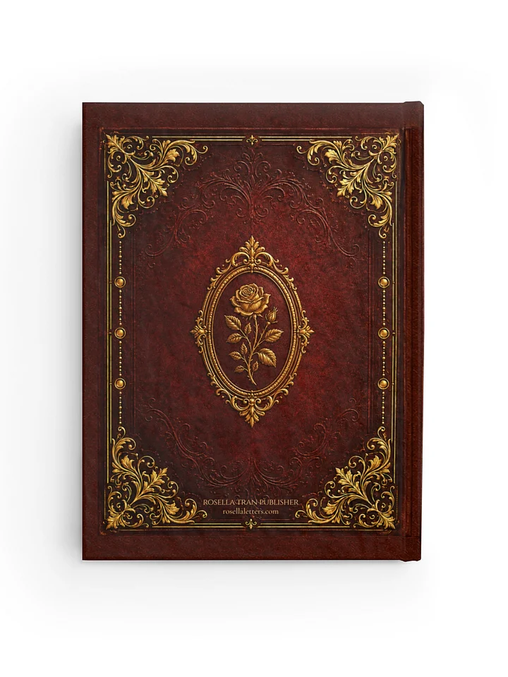 Vintage Rose Journal | Blank Notebook, Leather-Look Hardcover product image (2)