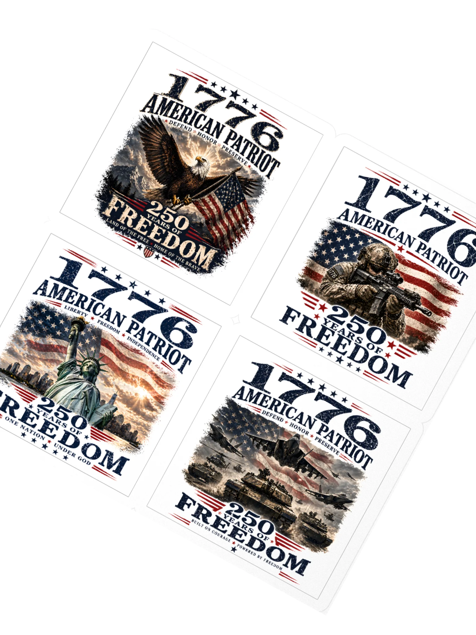 Patriot 1776 Sticker Mix product image (3)