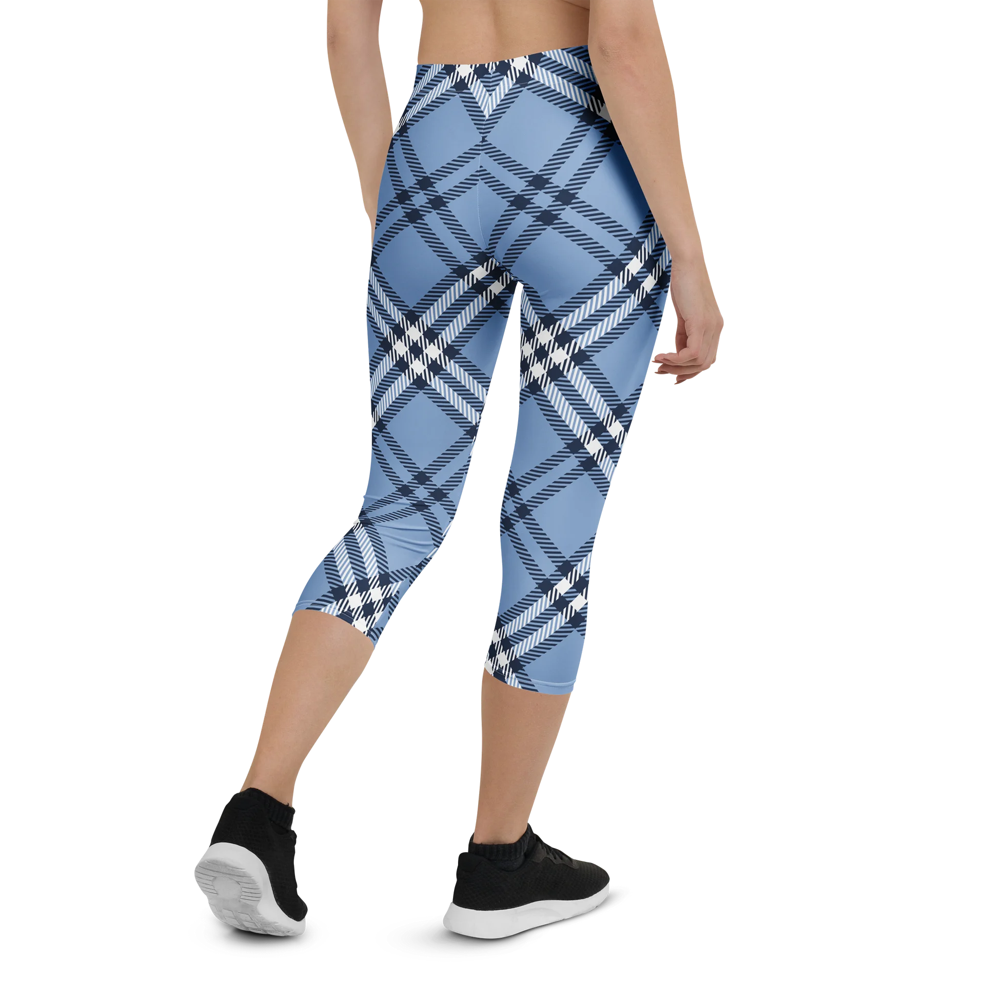 Blue stripes leggings product image (2)