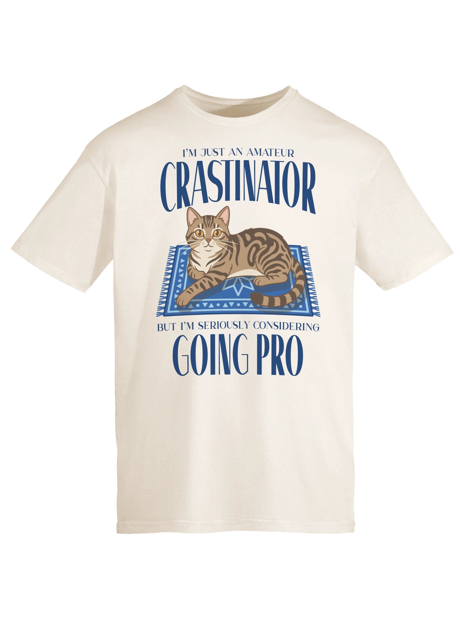 Amateur Crastinator Tabby Cat Shirt product image (6)