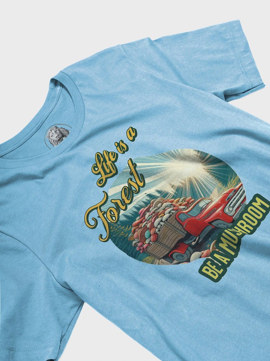 Life is a Forest Be a Mushroom T-Shirt - Vintage Style Fungi Graphic Tee | Retro Red Truck Design | Mushroom Lover Gift product image (4)