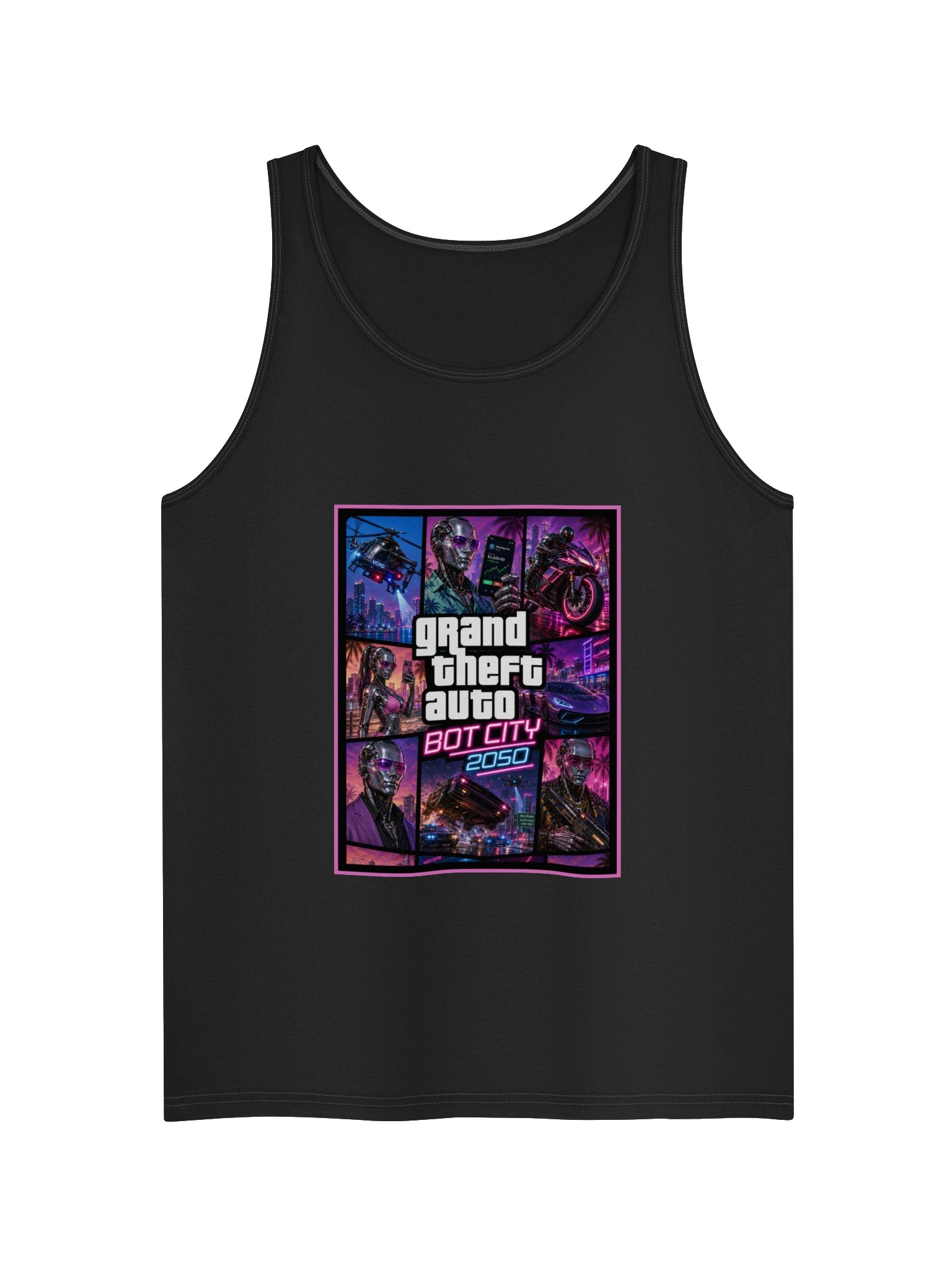 "GTA BOT CITY 2050" Muscle Tank product image (1)