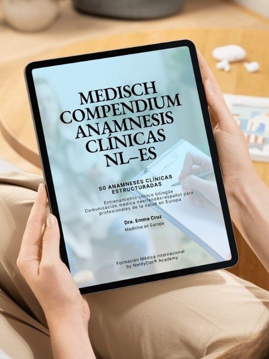 50 Anamnesis Clínicas – Medisch Compendium NL–ES Manual profesional de comunicación médica neerlandesa product image (1)
