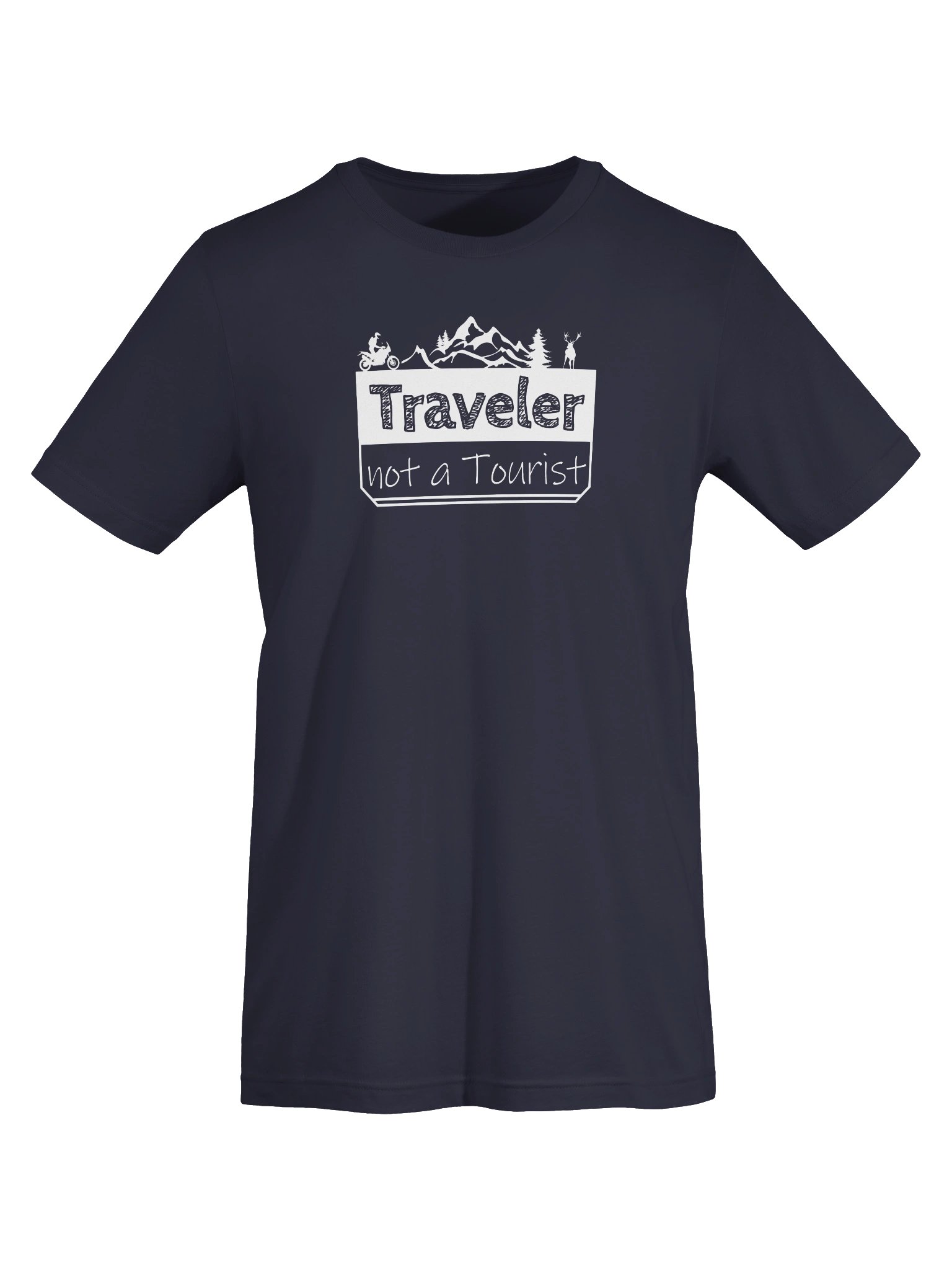 WOMEN’S T-Shirt | Traveler not a Tourist (white) product image (1)