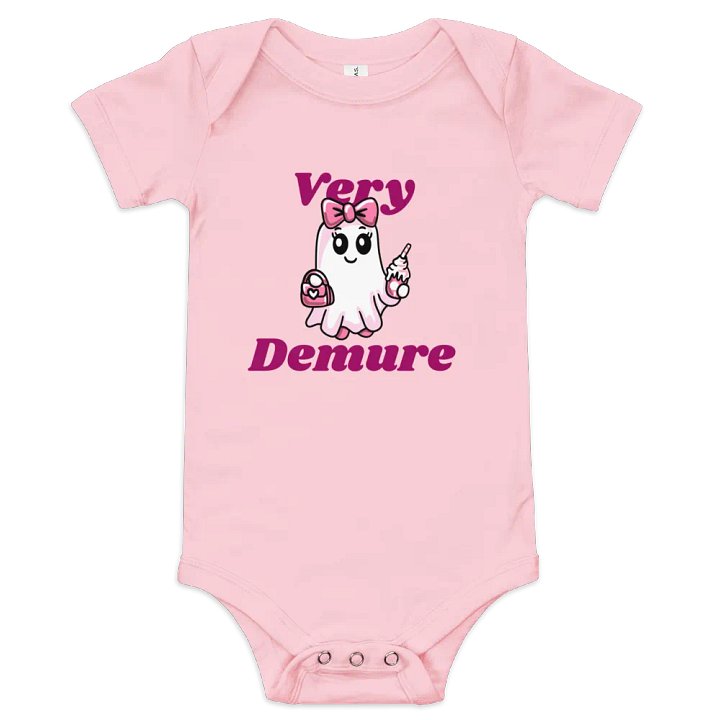 Very Demure Cute Ghost Baby One Piece product image (1)