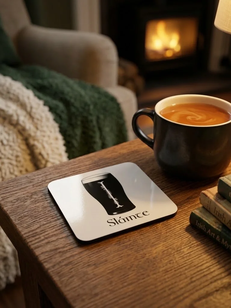 Sláinte – Celtic Ogham Coaster product image (1)