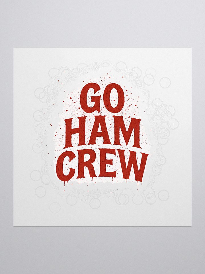 Go Ham Crew - Slasher edition Stickers!!!!! product image (1)