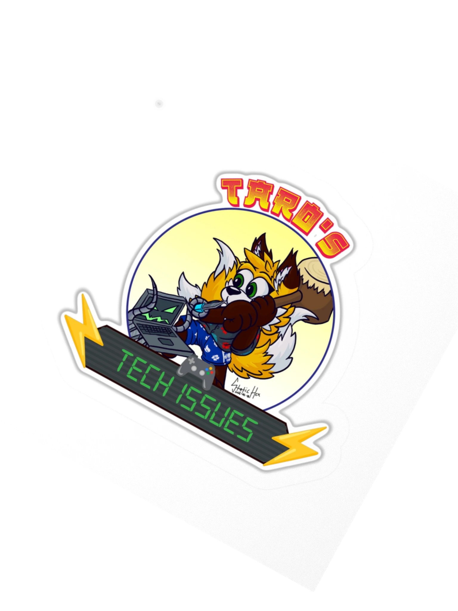 Taro's Tech Issues Sticker product image (2)