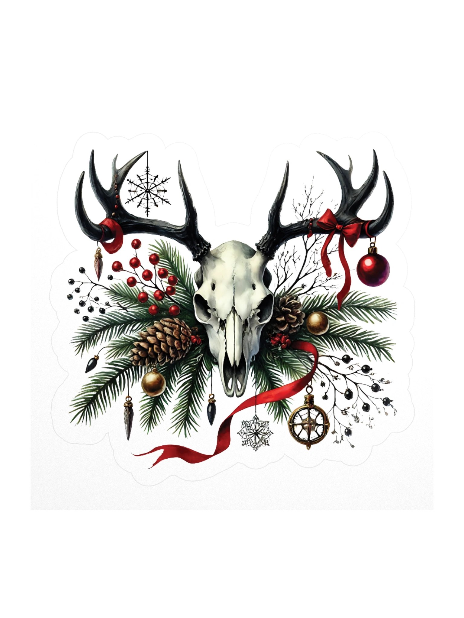 Deer Skull Dark Christmas product image (2)