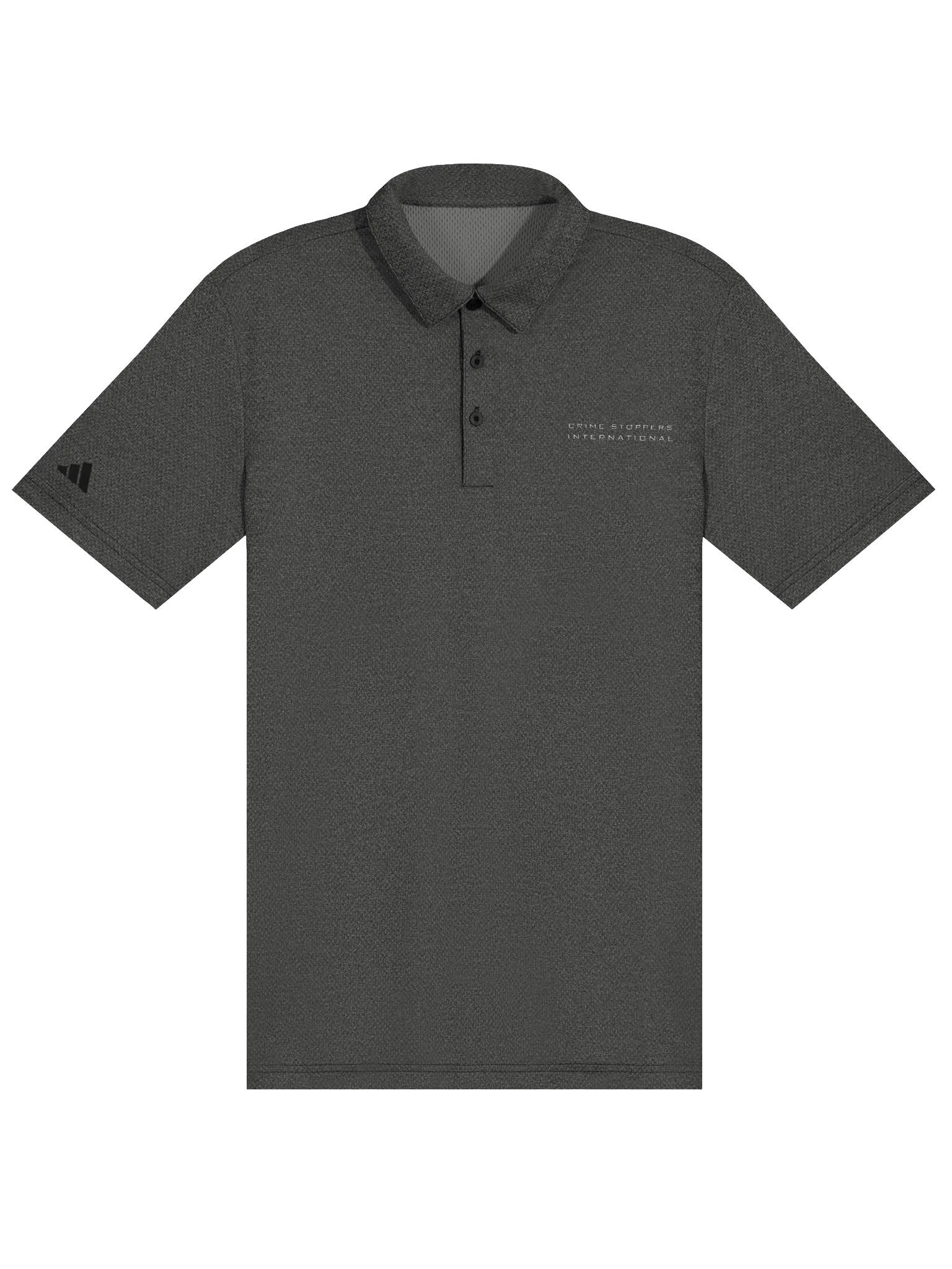 Crime Stoppers International Adidas Space-Dyed Polo product image (1)