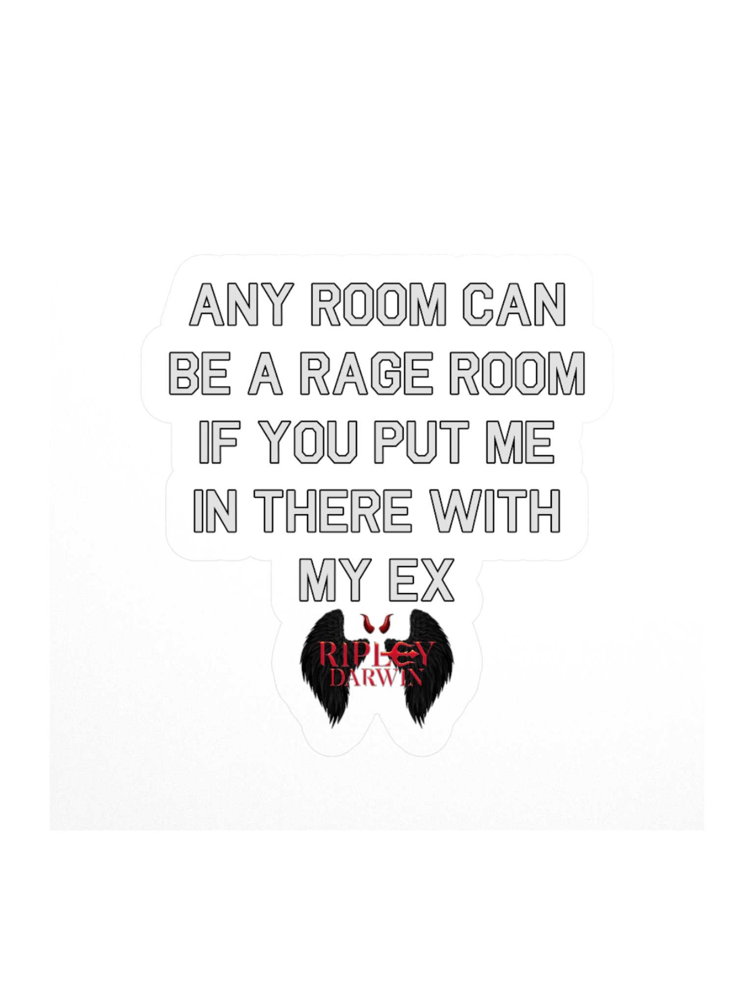 On One - Rage Room Sticker product image (1)