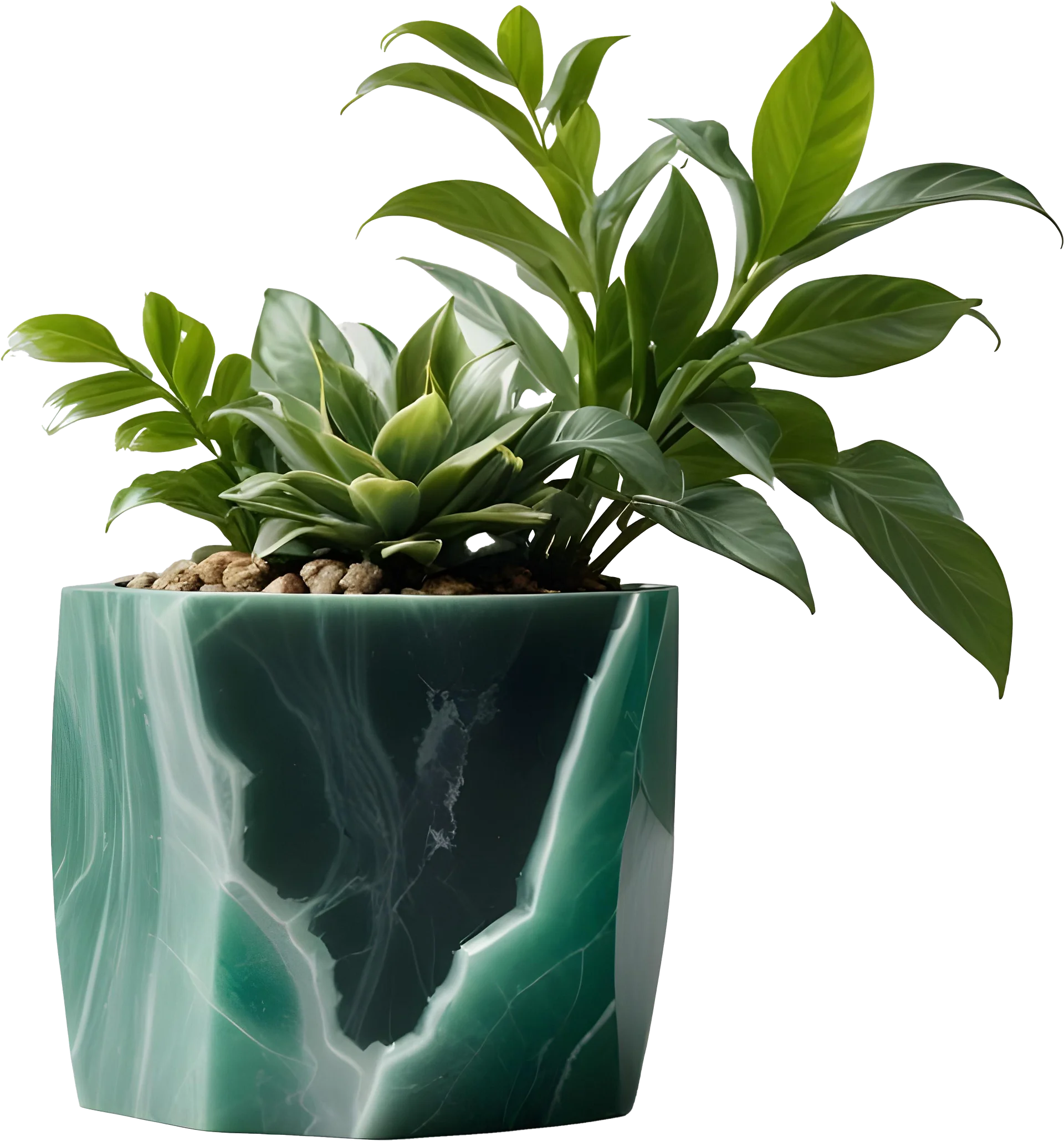 Zen Jade Spa Décor Set – 9 Elegant Pieces + Mystery Gift, PNG product image (10)