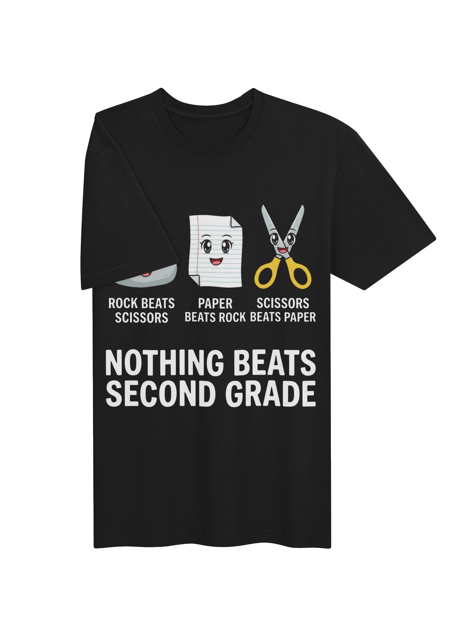 Nothing Beats Second Grade Rock Paper Scissors Tee product image (8)