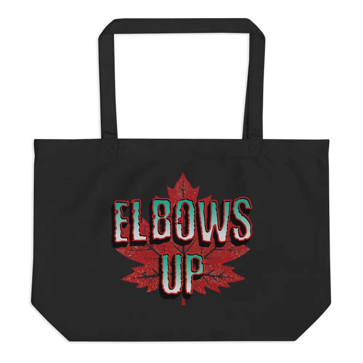 Elbows Up Maple Leaf Eco Tote product image (1)
