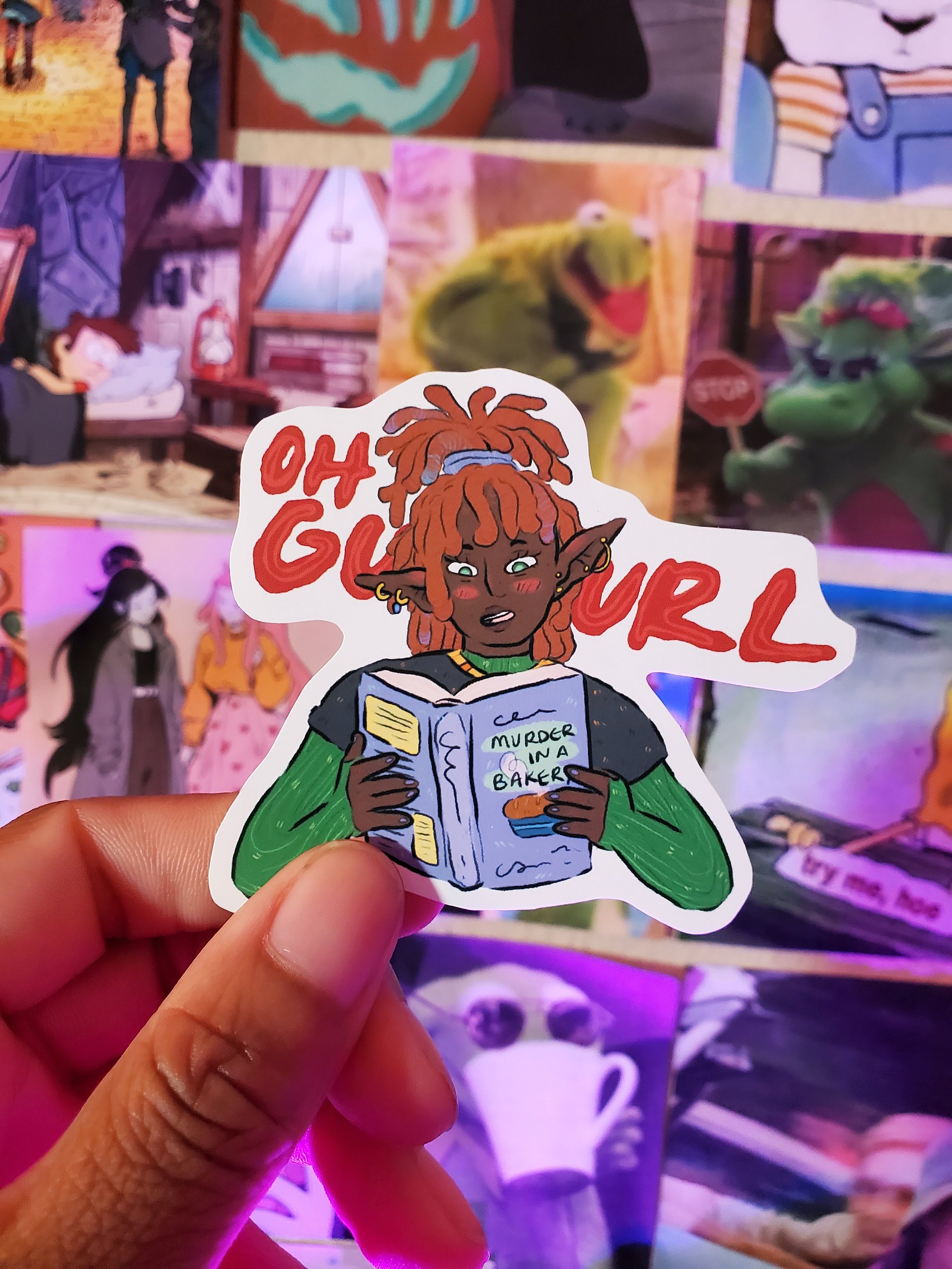 Oh GURL - Goblin Sticker product image (1)