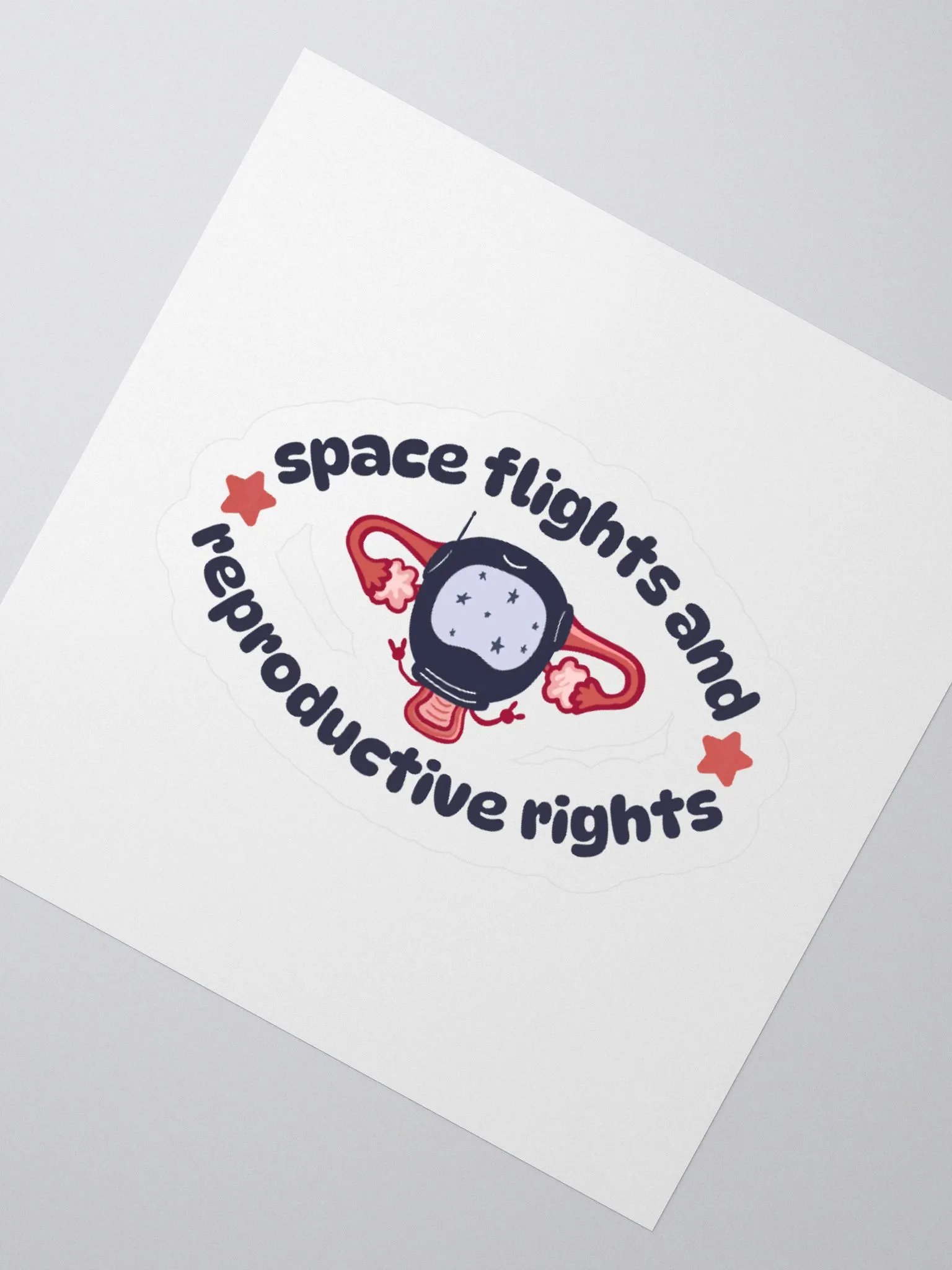Space Flights and Reproductive Rights Sticker product image (2)