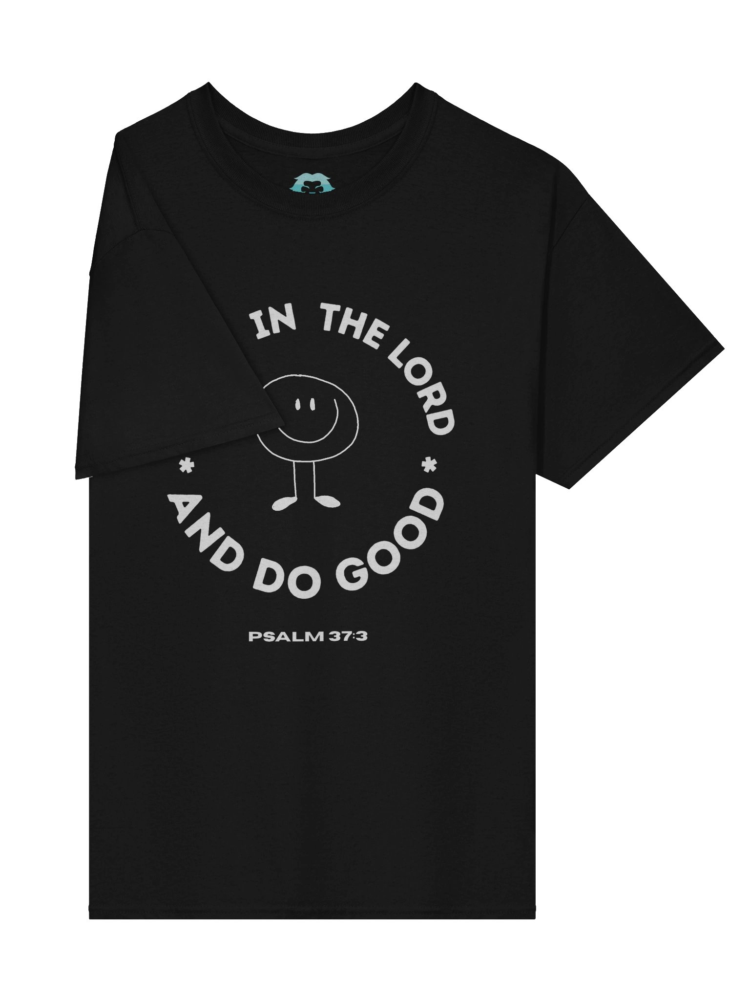 Psalm 37 Trust in the Lord (Happyface DarkTee) product image (8)