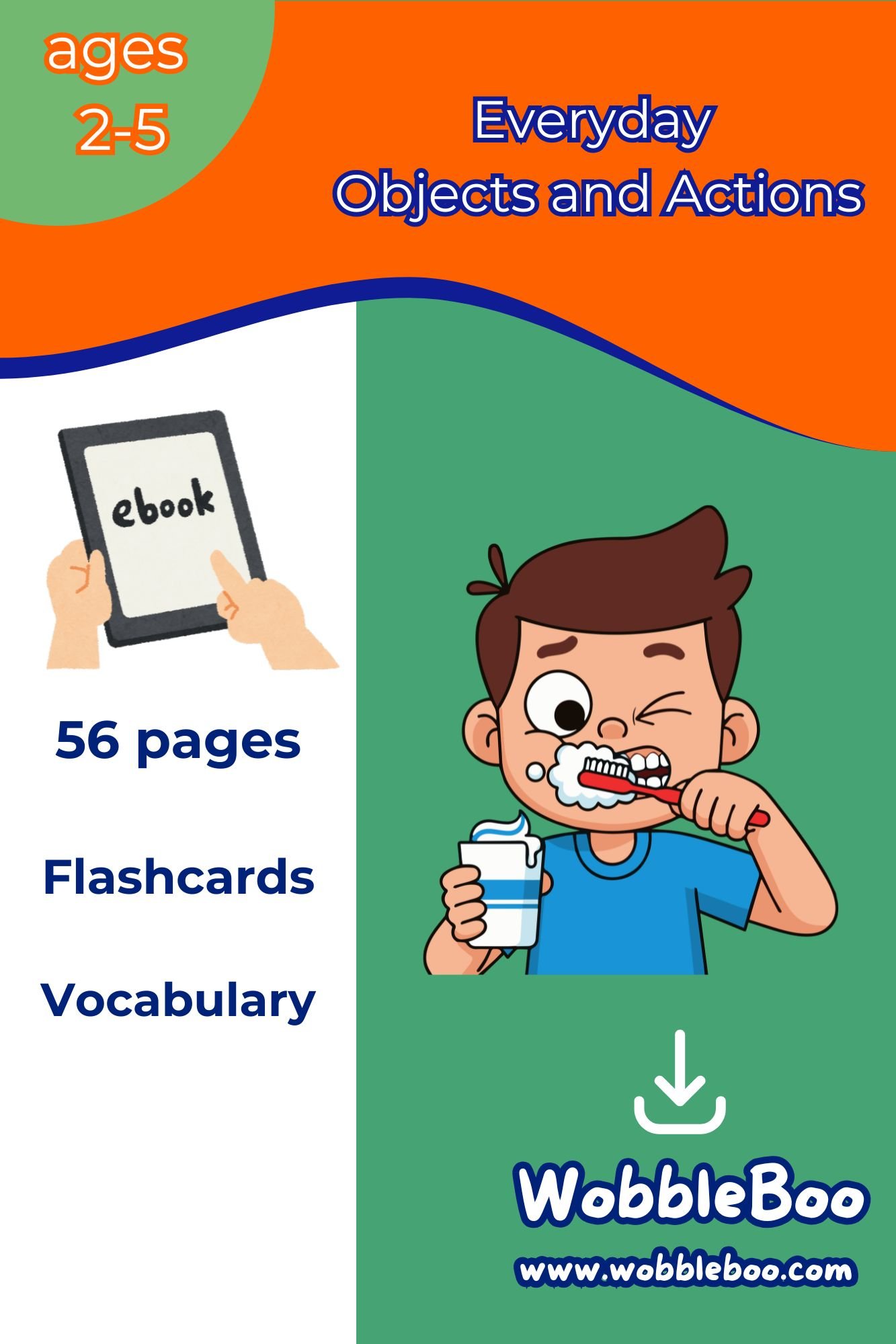Everyday Objects and Actions Flashcards product image (1)