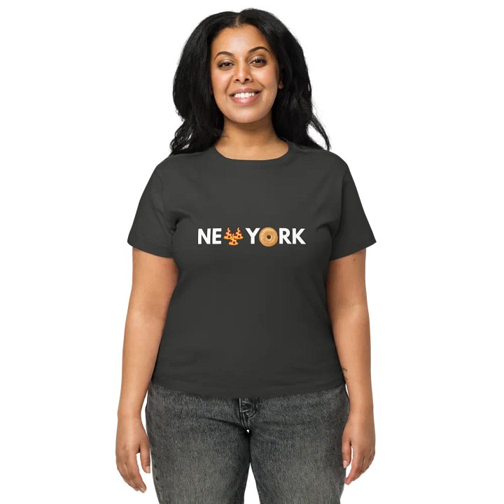 New York Pizza Bagel Black Womens product image (1)