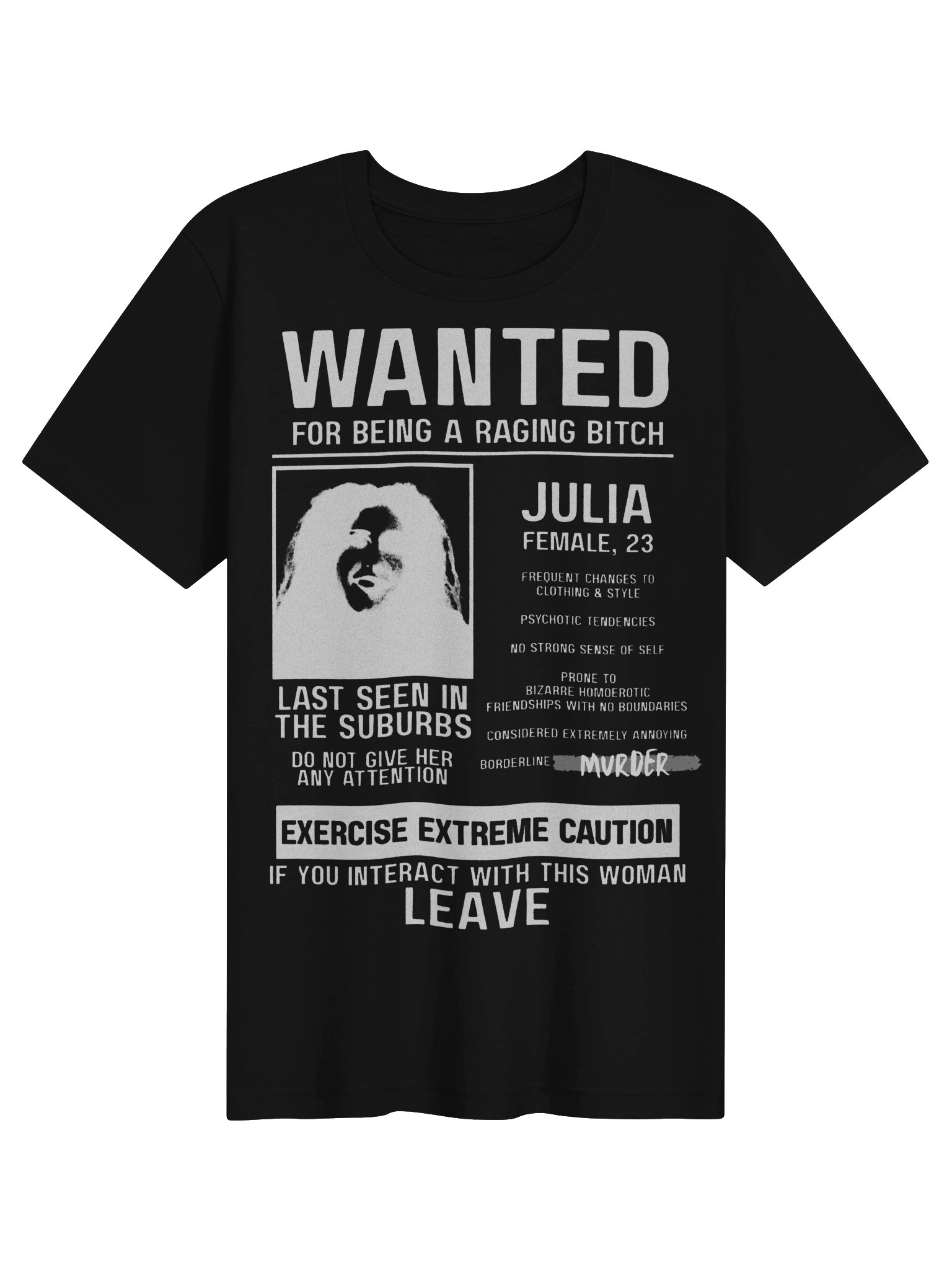 POSTMORTEM Wanted T-Shirt (Black) product image (1)