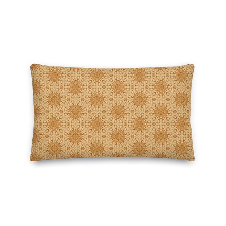 Sun flower premium pillow (Reversible and in 3 shades/shapes) product image (1)