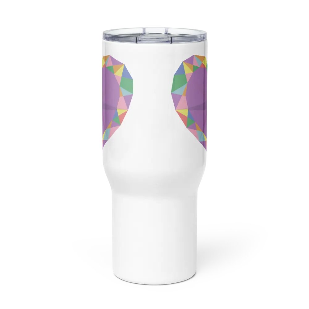 Crystal Pride Heart Insulated Cup with Handle product image (4)